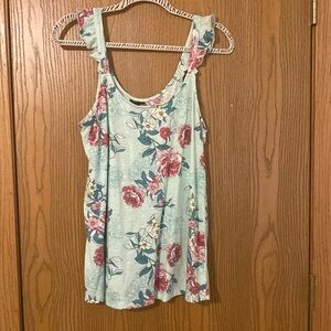 Torrid size 0/large floral tank top